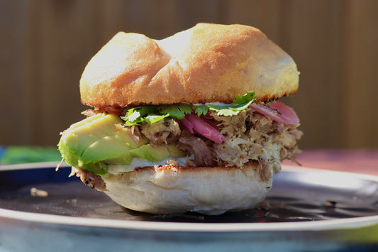 Pork Rib Sliders with Serrano Mayo