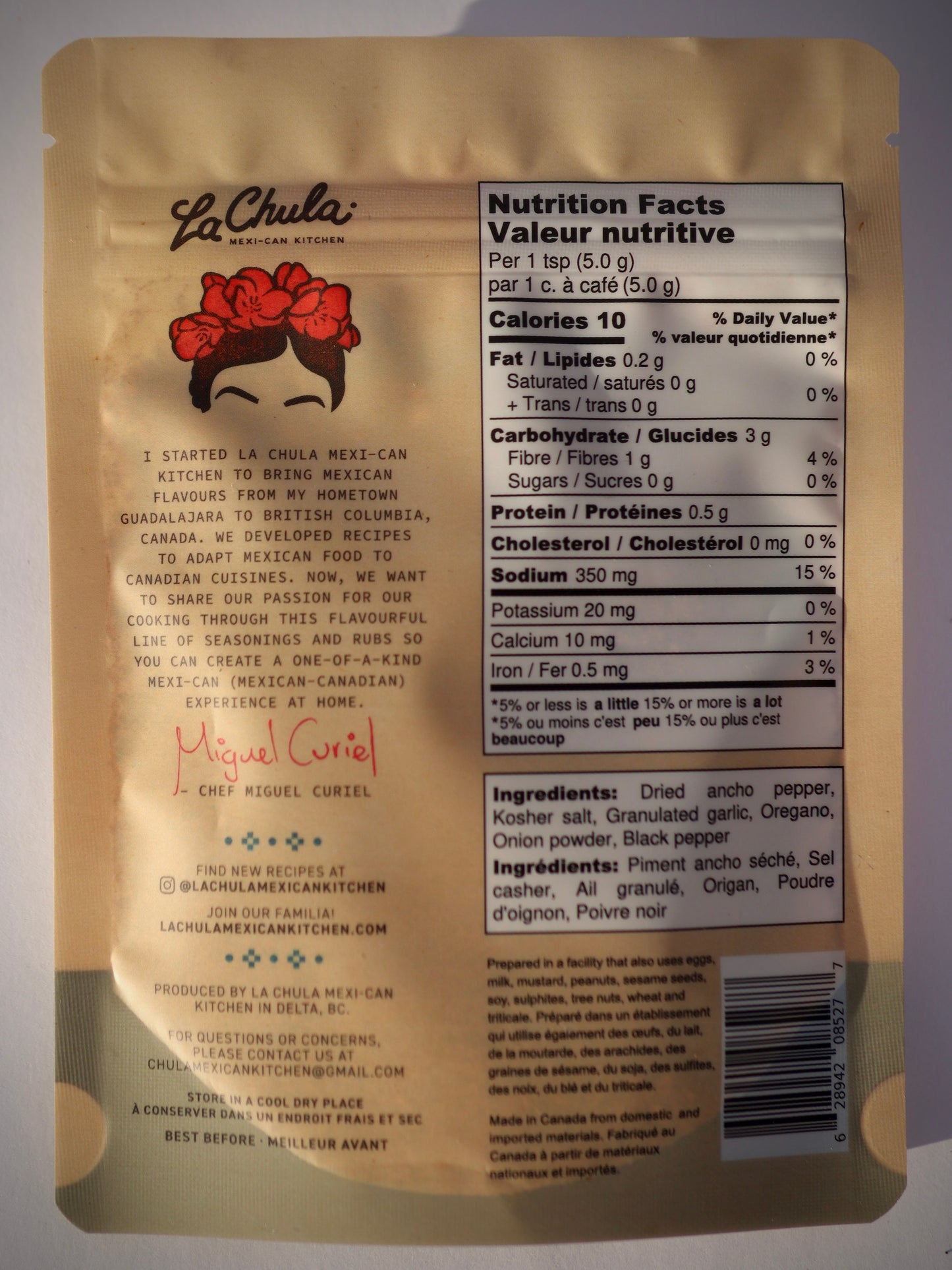 Ancho Rub (75g)
